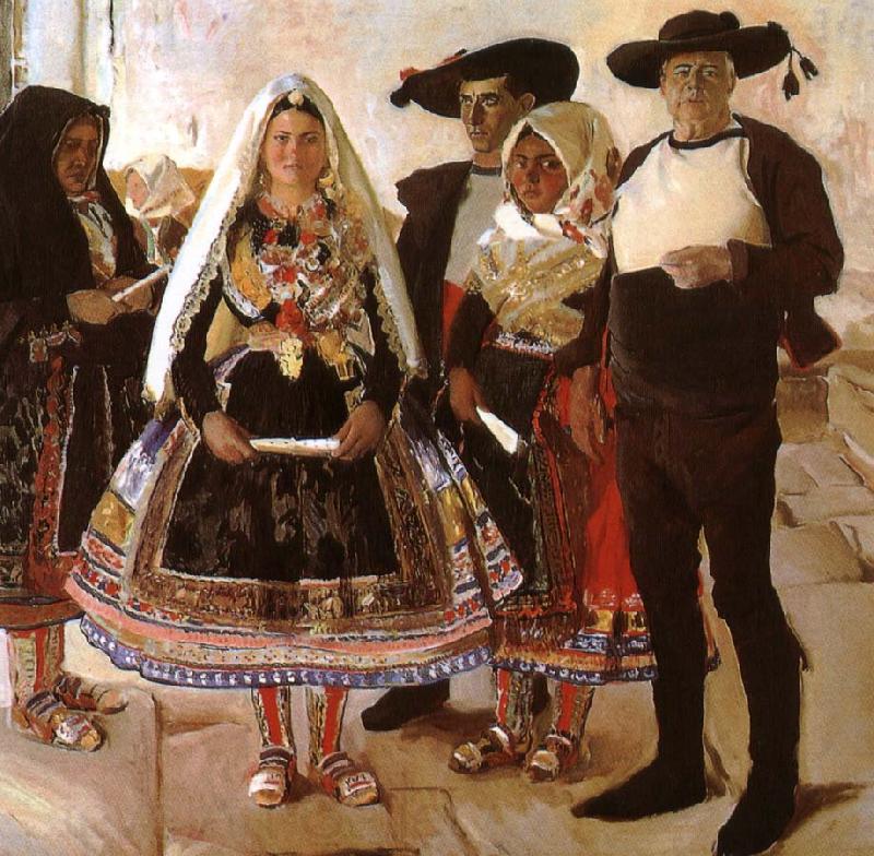 Joaquin Sorolla Bride Spain oil painting art